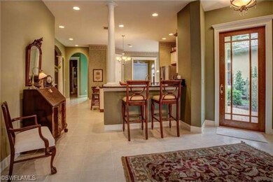 Great room with main entrance on right