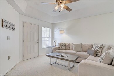 As you enter the home, this good sized living room welcomes you!