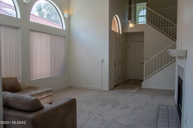 View to front door area.