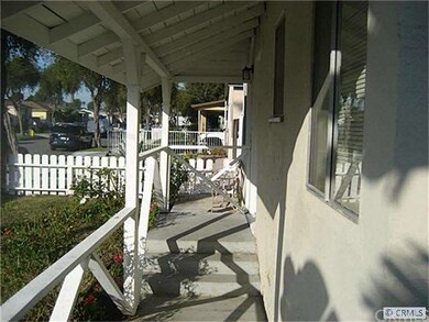 View of front porch
