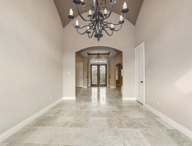 Another view from the dining area to the front door.