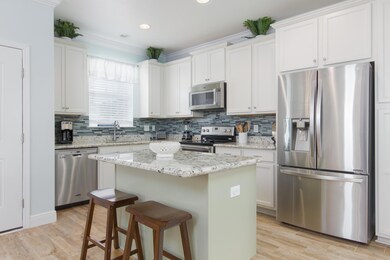 Kitchen With Island And Storage Space