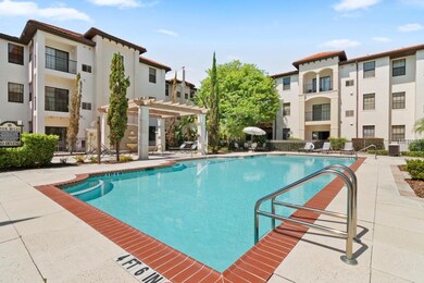 Pool with spa under gazebo