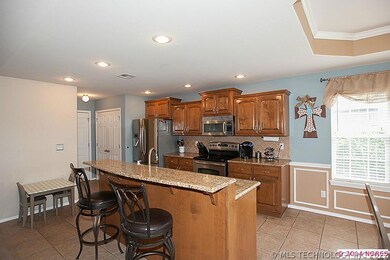 Beautiful kitchen with granite and  stainless stee