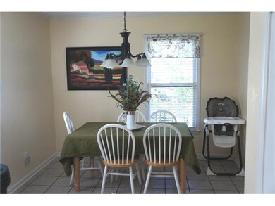 Nice breakfast area in the kitchen is embellished 