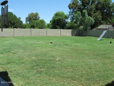 back yard play area
