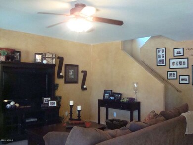 Living Room and Stairway