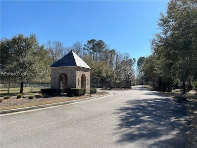 Community gated entrance
