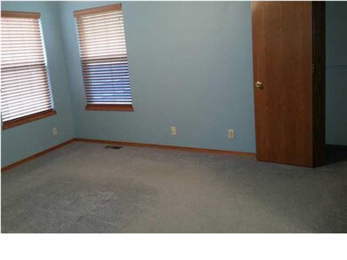Master bedroom with walk in closet.