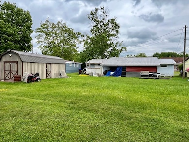 Lot 83 and part of lot 84 . Property ends where gr