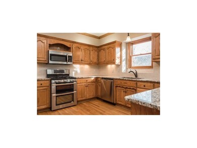 Double oven stove, granite countertops, great ligh