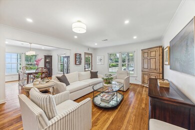 Original hardwood floors in the main areas with fo
