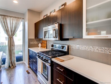 Kitchen opens to the private patio!