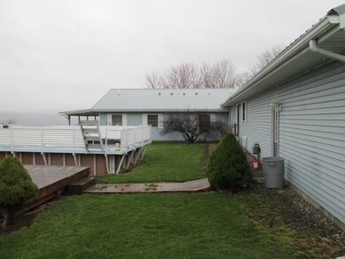 ABOVE GROUND POOL AND DECK