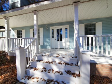 A welcoming front porch