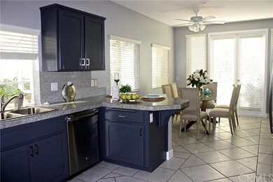 Spacious kitchen is open to the dining room