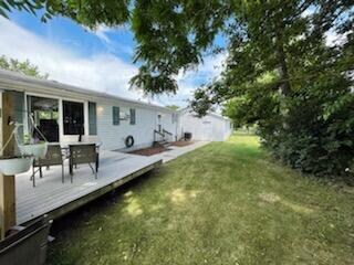 Deck off family room