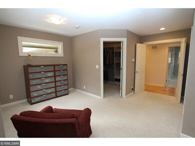 Double door entry to owners suite with large walk-