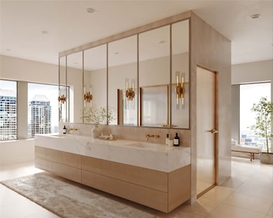 *PRIMARY BATHROOM VIRTUAL RENDERING* Indulge in th