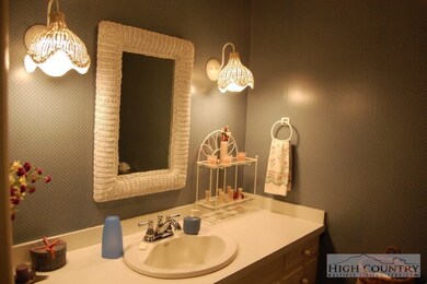 Powder bath: on the main level for guests