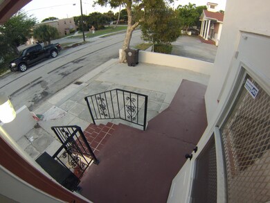 Looking out from front door