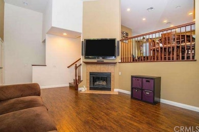 opposite side view, with the fireplace as the foca