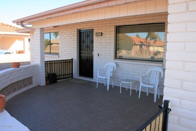 Tiled Front Patio