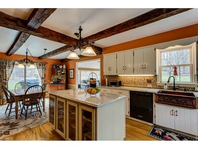 Gourmet kitchen!!  Granite counters, large island,