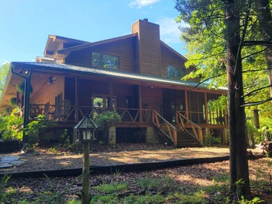 View of rear view of property