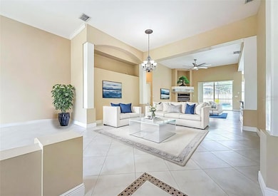 Virtually Staged living room