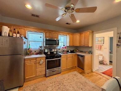 Some kitchens have maple cabinets