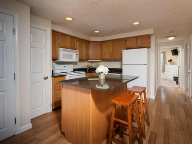 Granite counters and movable island...