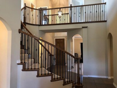 Grand circular staircase