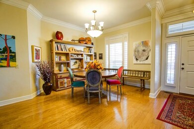 Formal dining area.