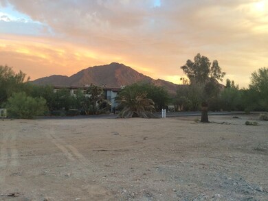 View from the back of the lot