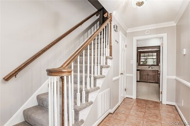 Foyer also has a coat closet as you walk toward th