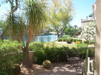 View from side patio