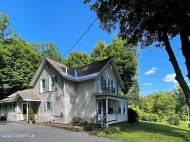 West side of house