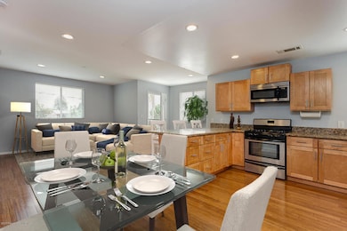 Living & Dining Virtually Staged