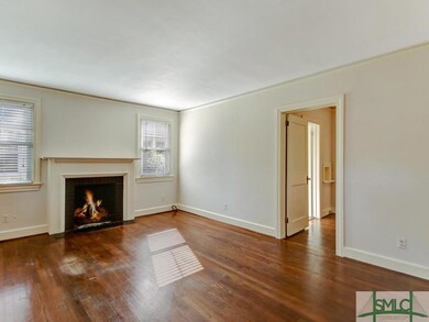 Living room view into hallway toward bedrooms