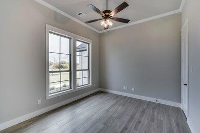 Office with walk in closet