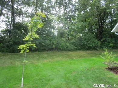 Yard/Garden. The home sits on a huge pie shaped lo