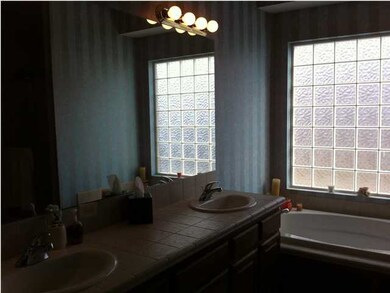 Fantastic Master bath has double vanity; large soa