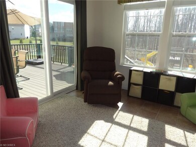 Morning room with slider to deck