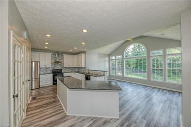 Completely updated kitchen with large center islan