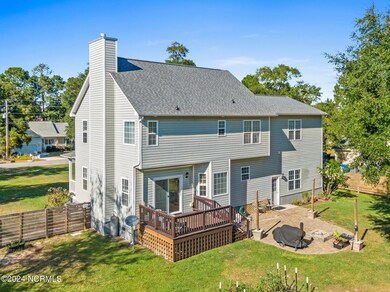 Rear of home
