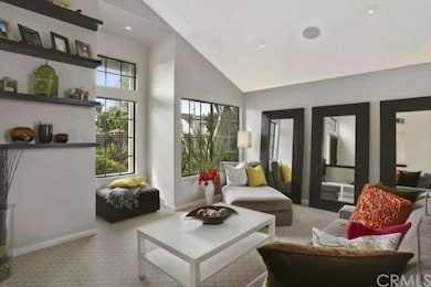 With vaulted ceilings & designer carpet....