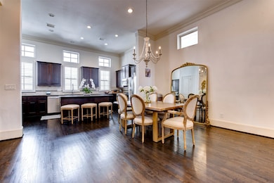 Plenty of space for an oversized dining table and