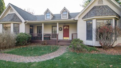 Front view - covered front porch