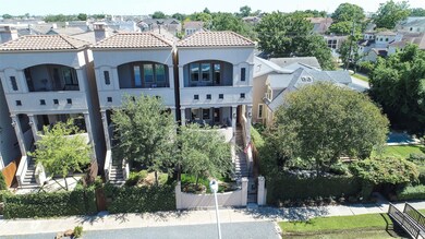 A look from above.  4406 A is the 3 story home on